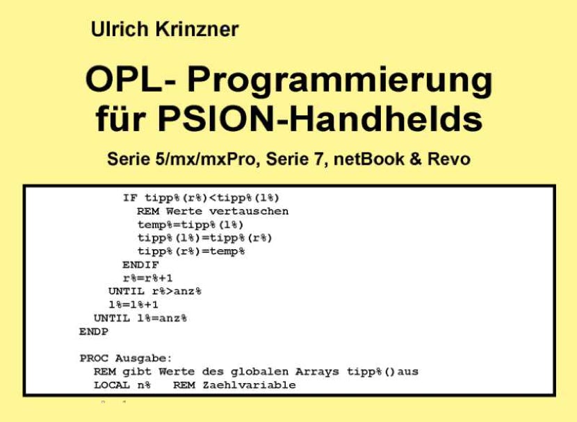 Buchdeckel OPL-Programmier-Handbuch